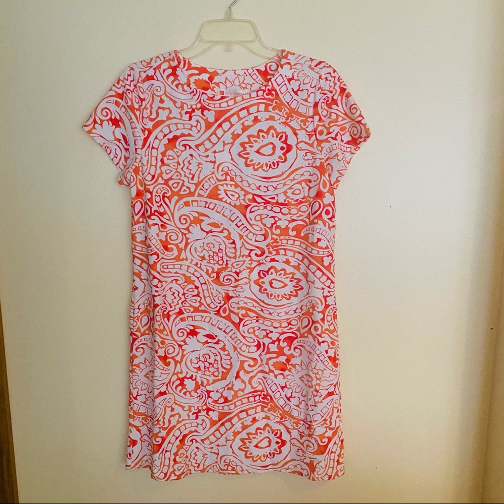 NWT Jude Connally Ella Tango Paisley Coral Dress